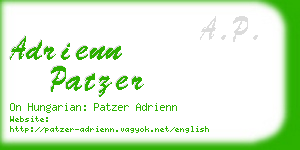adrienn patzer business card